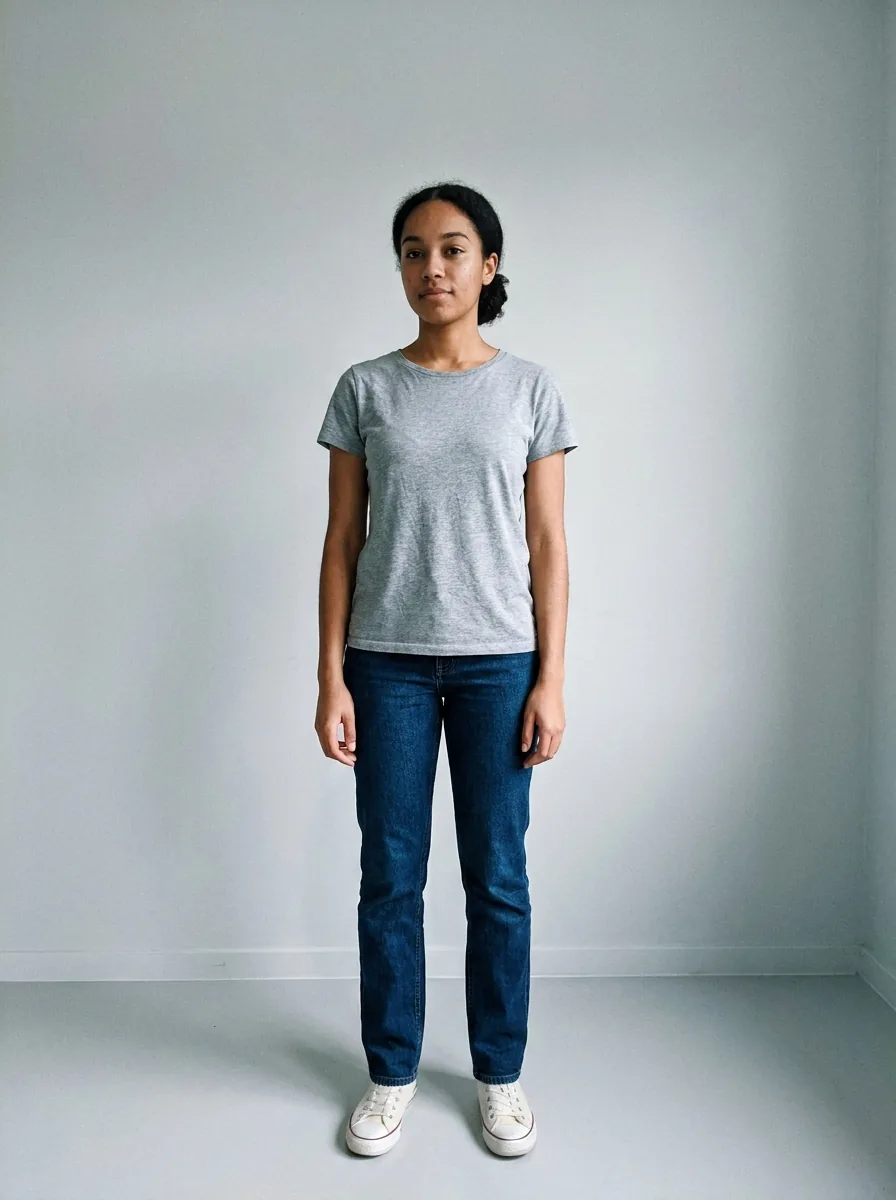 Everyday full-body photo used as the source