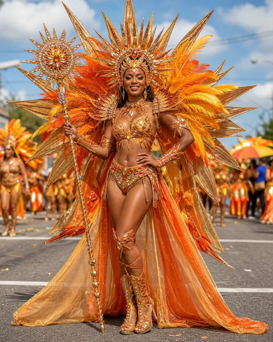 Solar Flare costume
